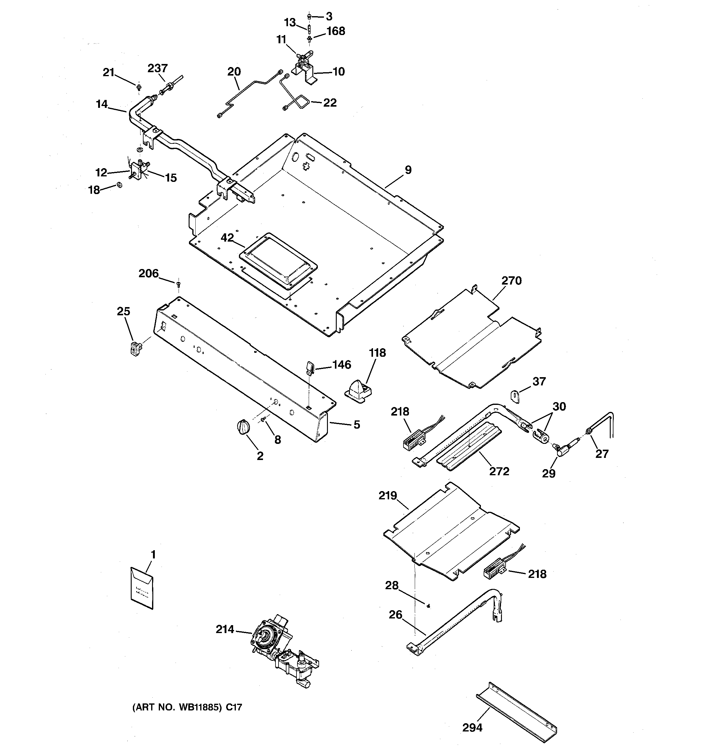 Gas & burner parts