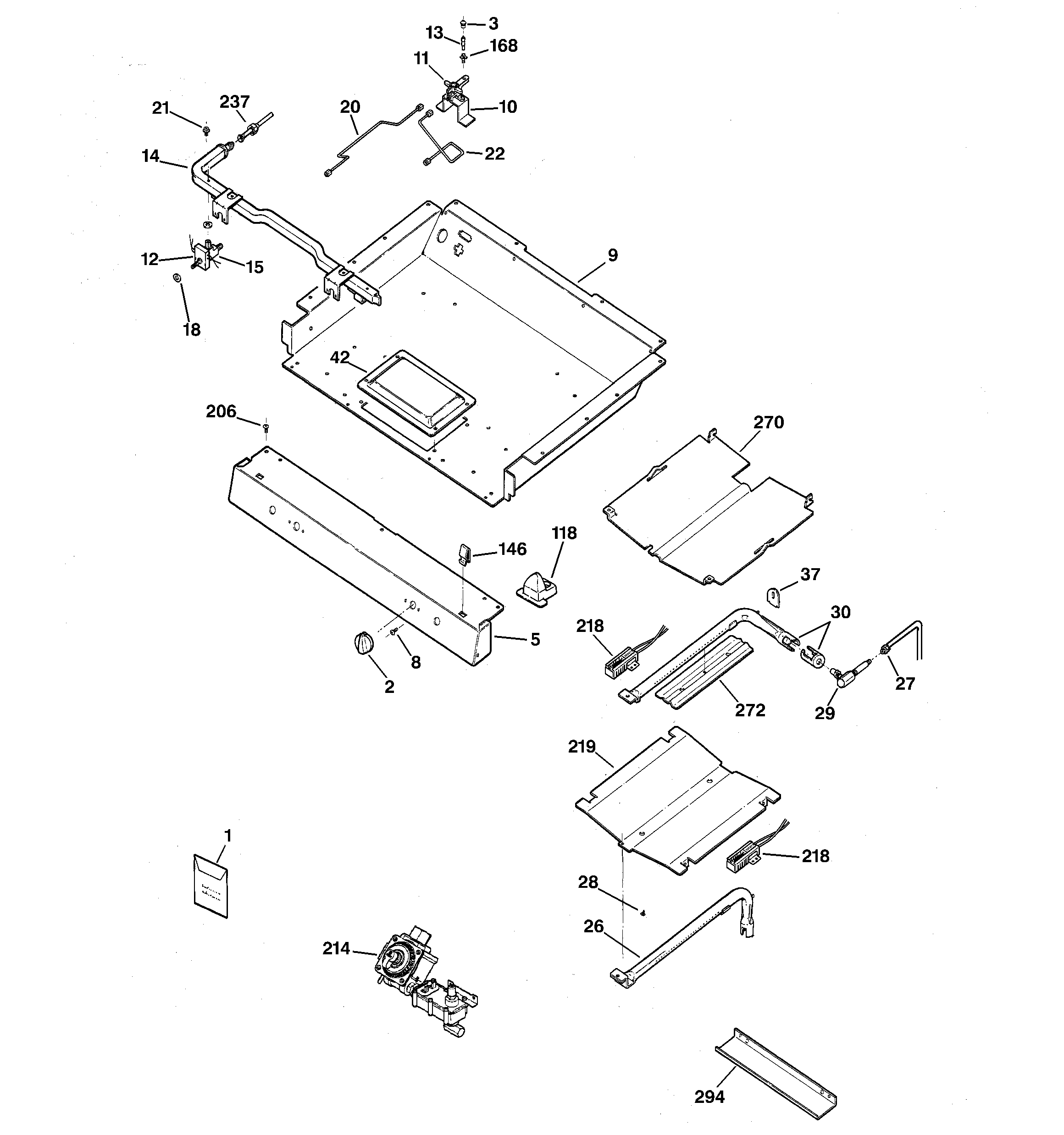 Gas & burner parts