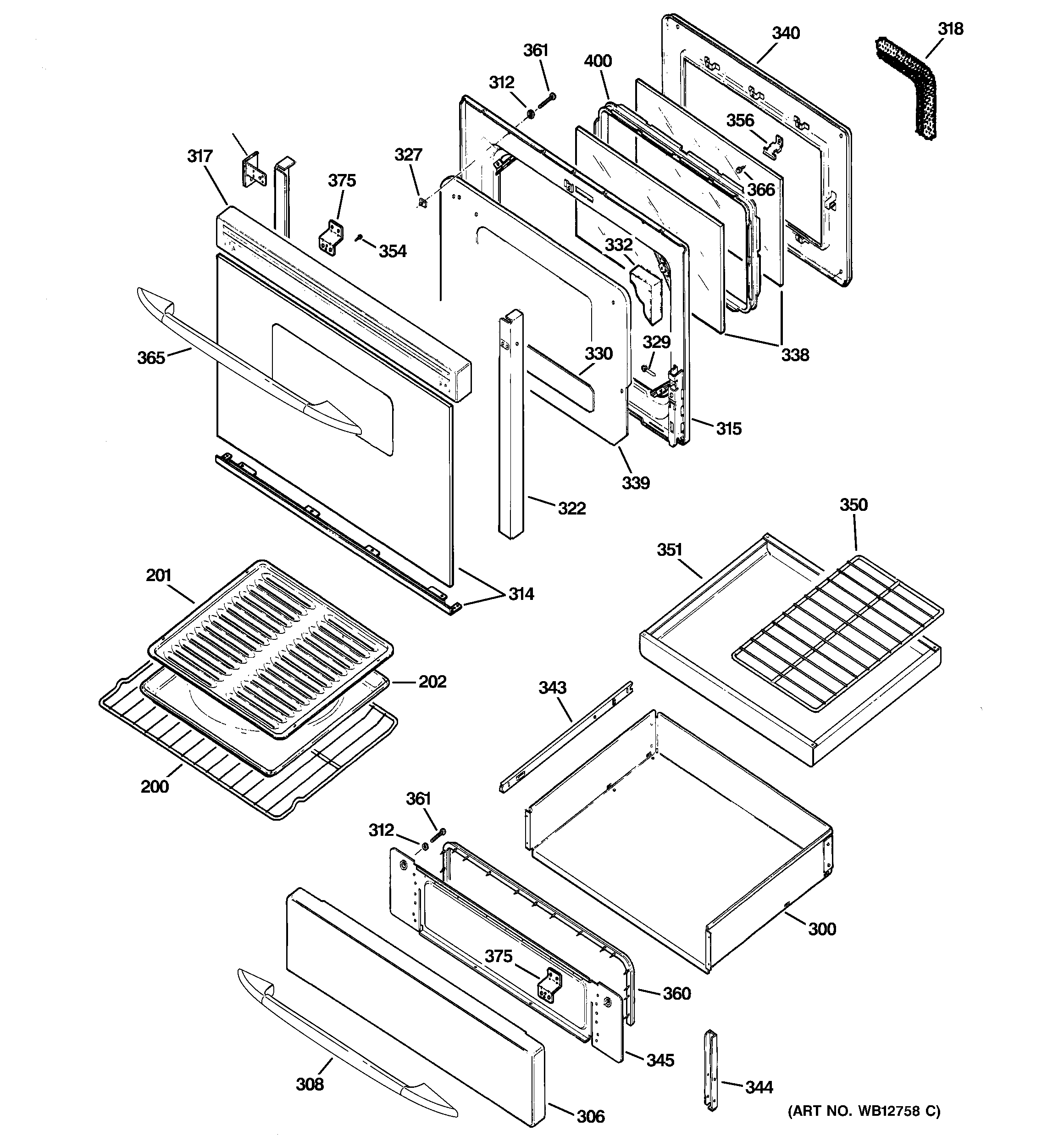 Door & drawer parts