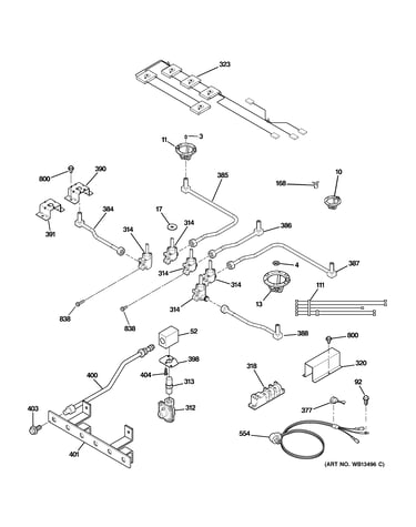 Gas & burner parts