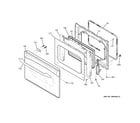 GE JS968BF2BB door diagram