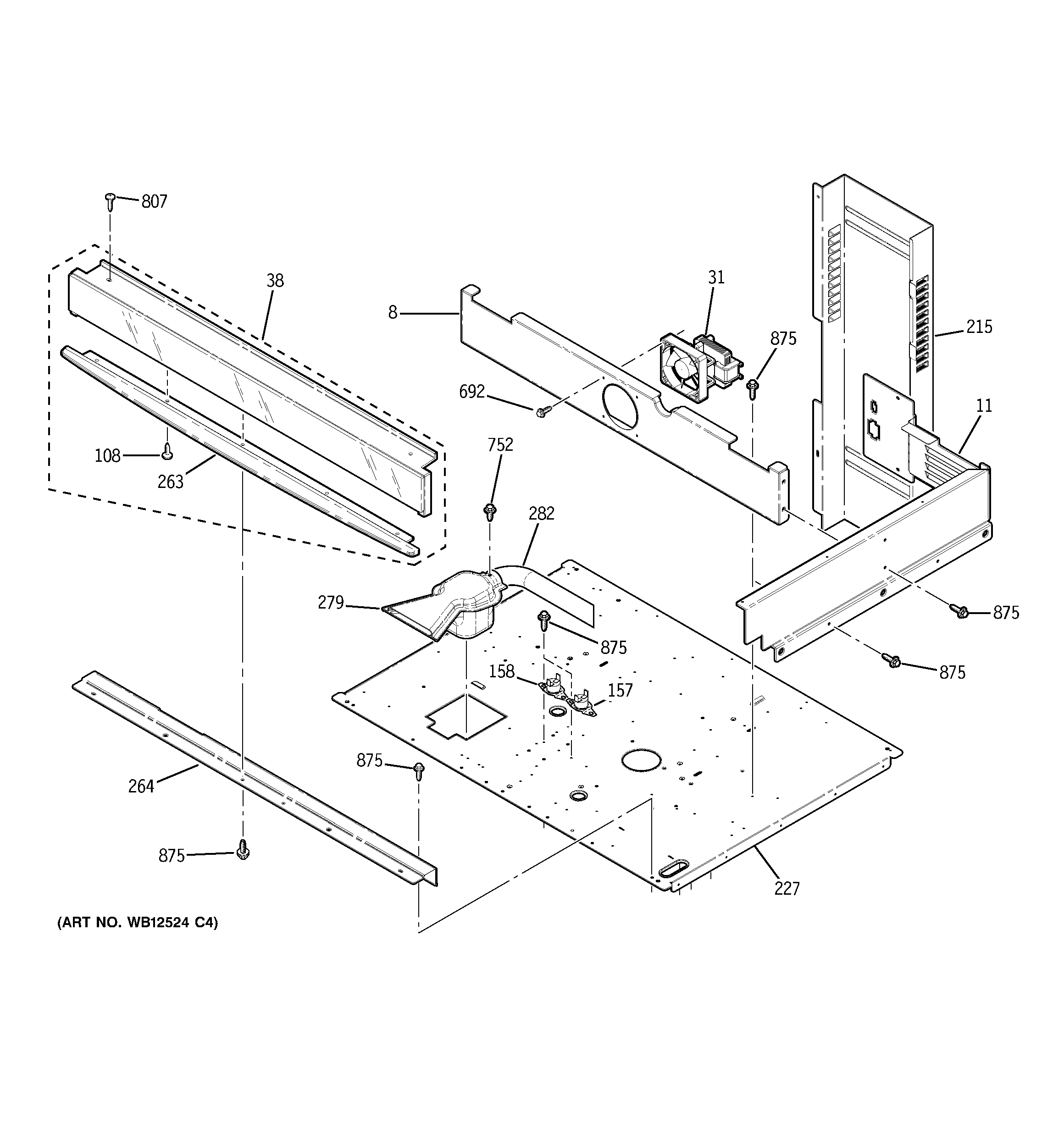 Center spacer