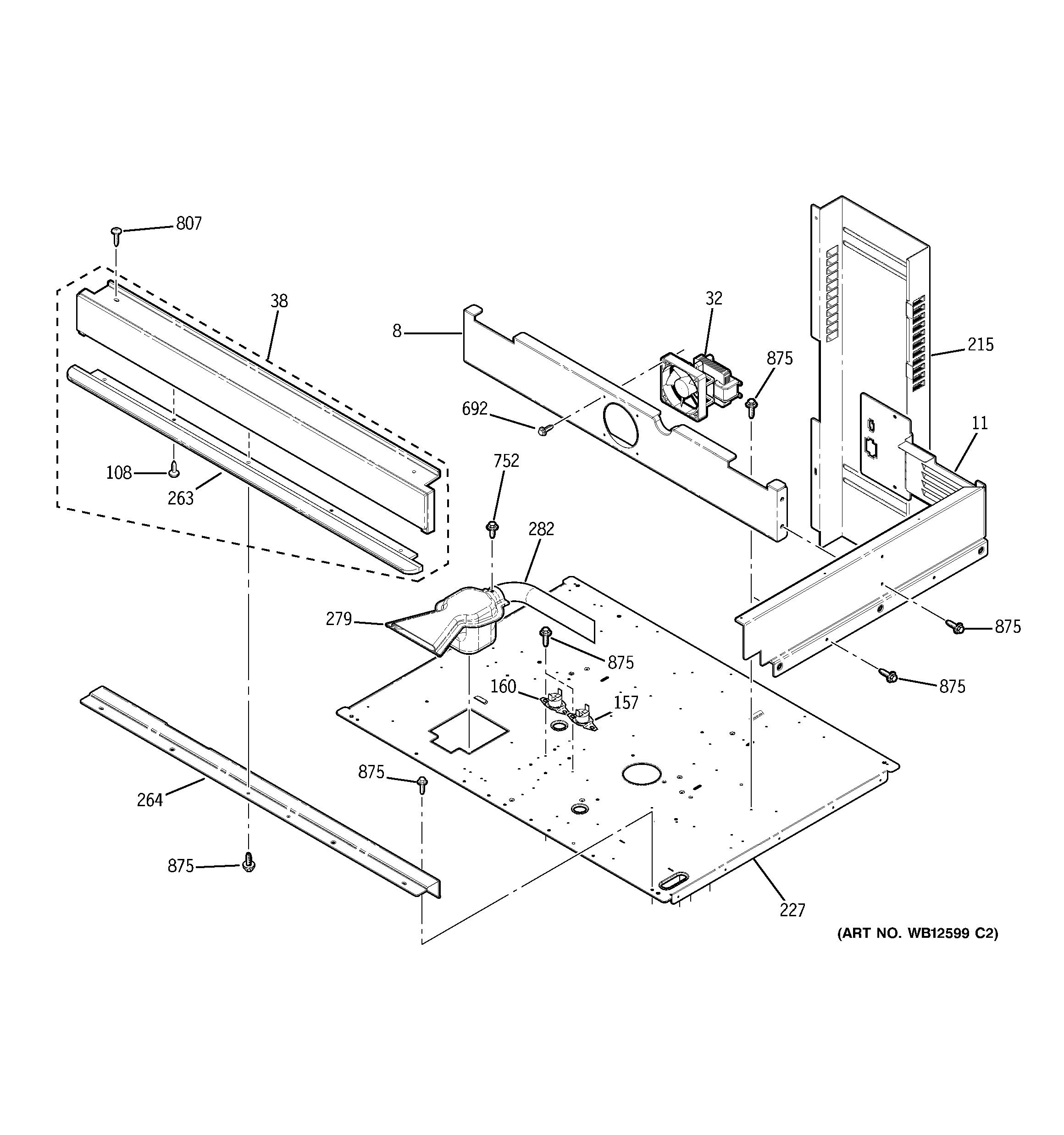 Center spacer