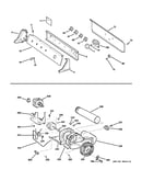 Backsplash, blower & motor assembly