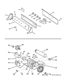 Backsplash, blower & motor assembly