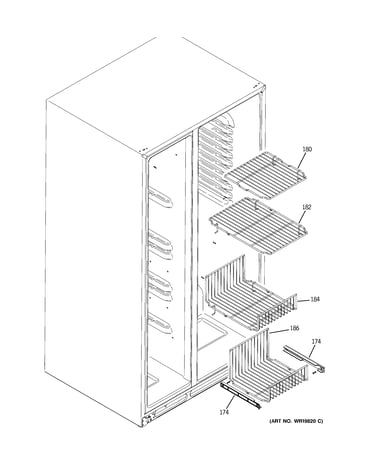 Freezer shelves