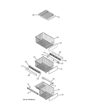 Freezer shelves