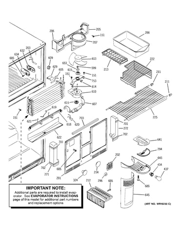 Freezer section