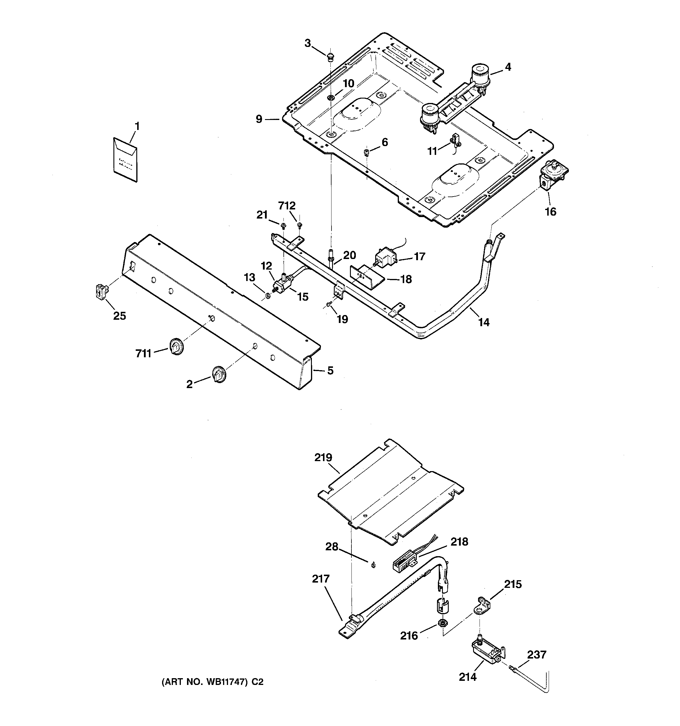 Gas & burner parts