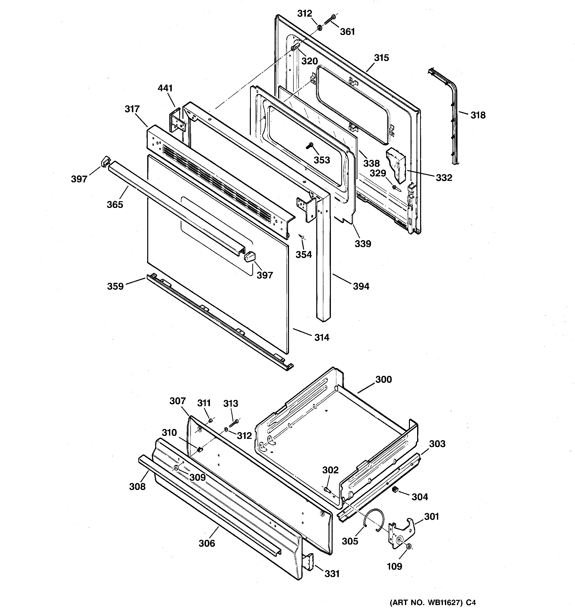 Door & drawer parts