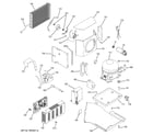 GE ZIS480NRD sealed system & mother board diagram