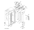 GE ZIS480NRD fresh food section diagram