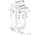 GE ZIF36NMELH cabinet parts (2) diagram