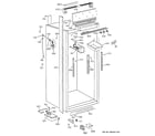 GE ZIFS36NMDLH cabinet parts (2) diagram