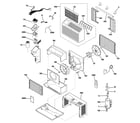 GE AGW05LHG1 room air conditioner diagram