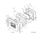 GE JBP35SH3SS door diagram