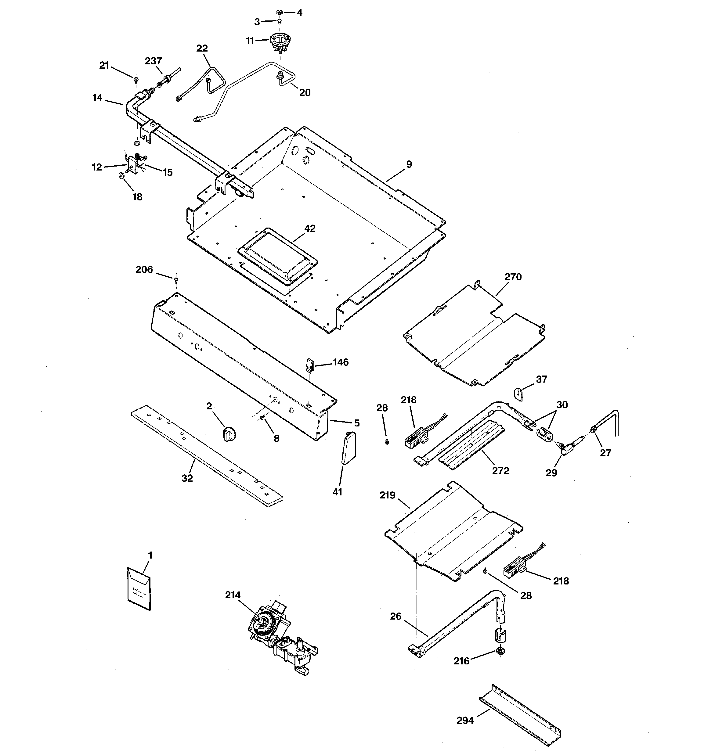 Gas & burner parts