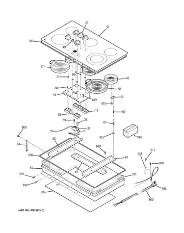 Cooktop parts