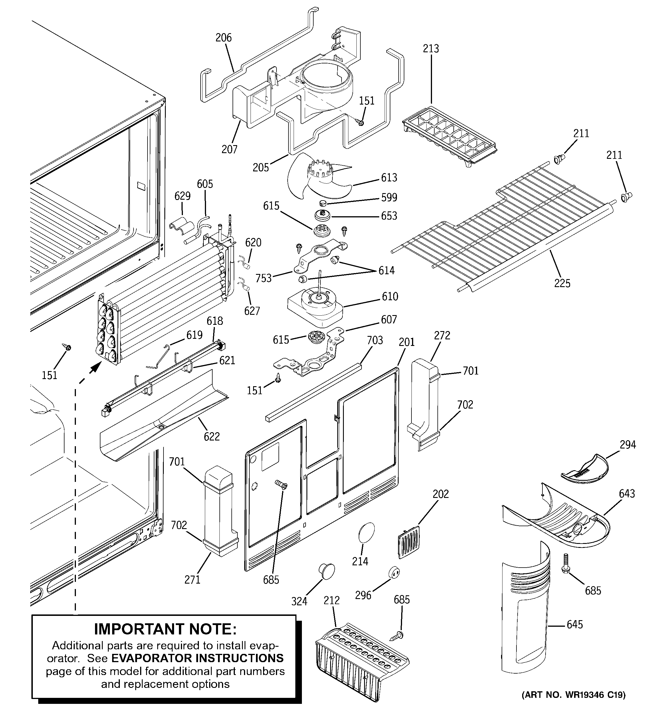 Freezer section