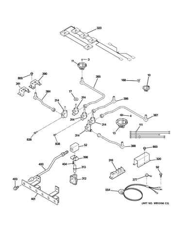 Gas & burner parts