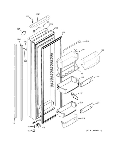 Fresh food door