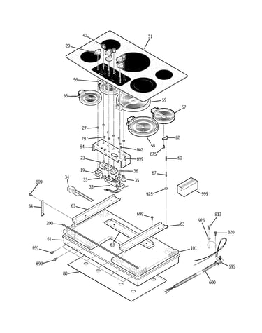 Cooktop parts