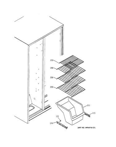 Freezer shelves