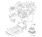 GE JBP83SH2SS body parts diagram