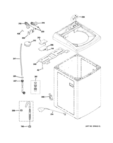 Controls & rear panel parts