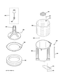 Tub, basket & agitator