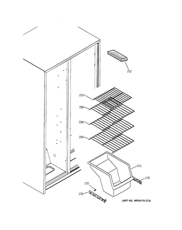 Freezer shelves