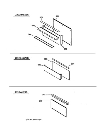 Accessory backguard assembly