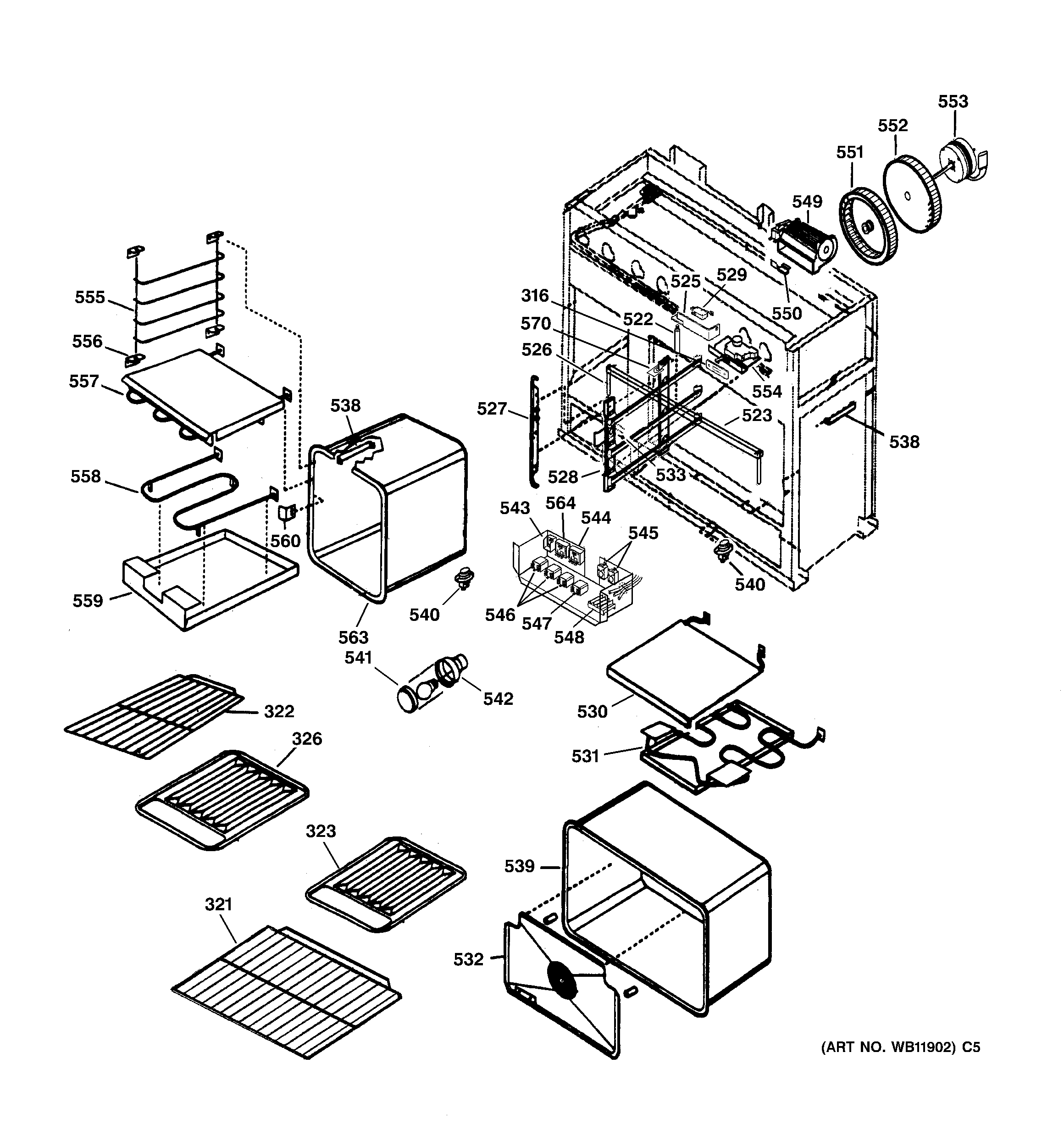 Oven assembly