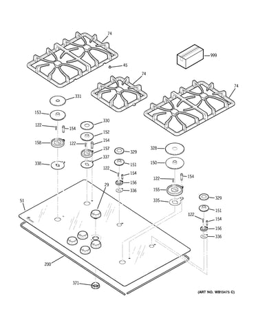 Control panel & cooktop