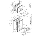 GE GTS18PBRDRWW doors diagram