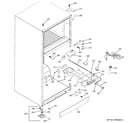 GE GTS18PBRDRWW fresh food section diagram