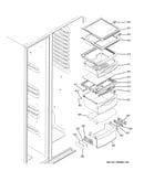 Fresh food shelves