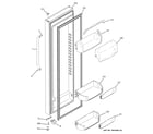 GE GSS25TSRDSS fresh food door diagram