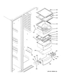 Fresh food shelves
