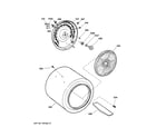 GE DWSR483EB3WW drum diagram