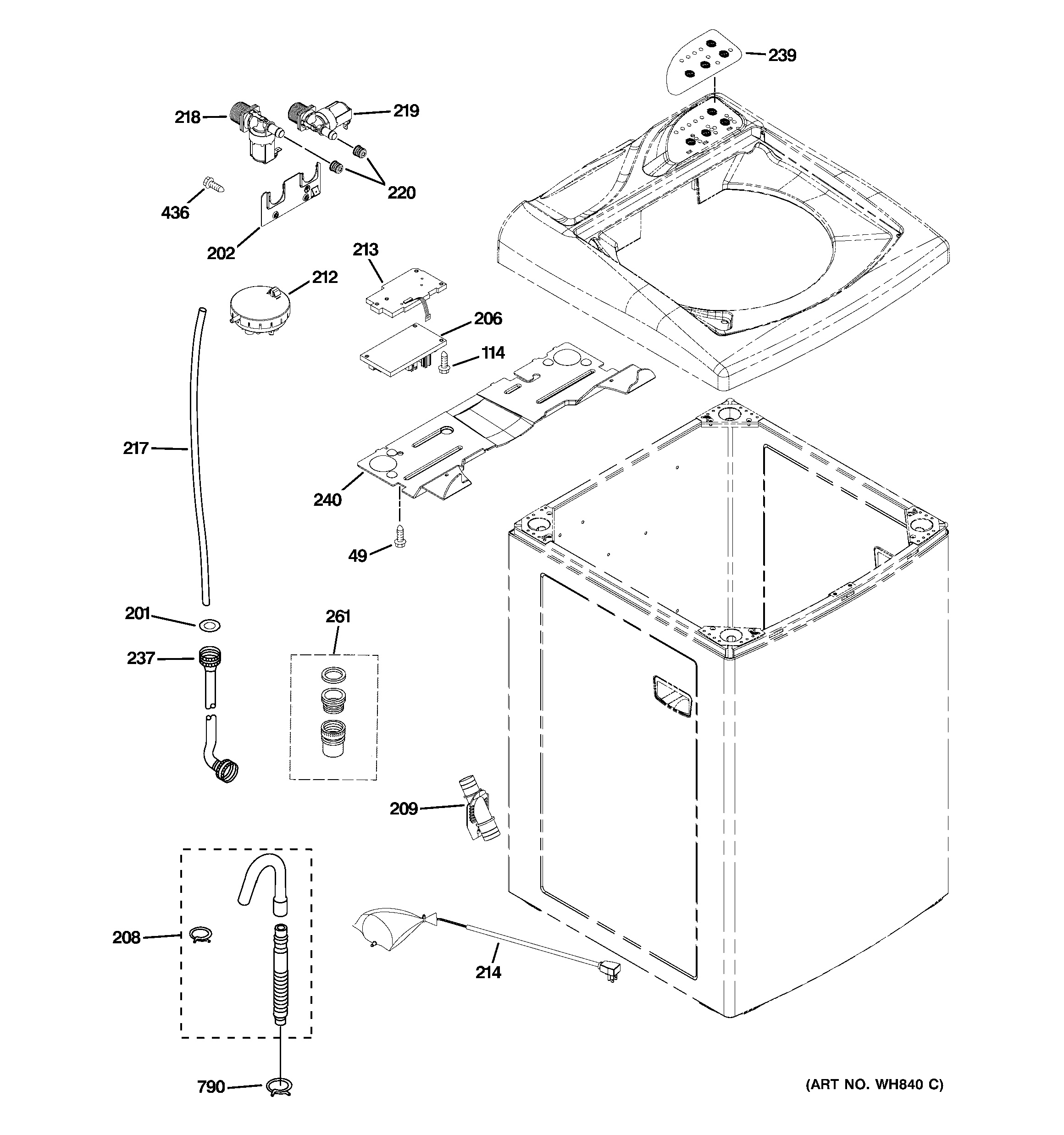 Controls & rear panel parts
