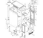 GE ZDIS15CHSS cabinet, liner & door parts diagram