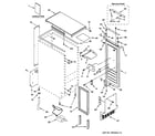 GE ZDIS15CJSS cabinet, liner & door parts diagram