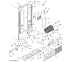 GE GSL25IFRFBS sealed system & mother board diagram