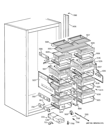Shelves & drawers