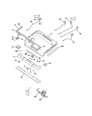 Gas & burner parts