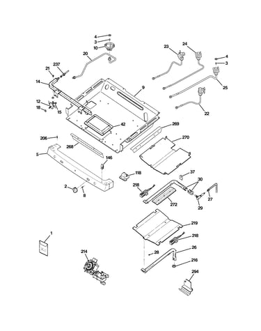 Gas & burner parts