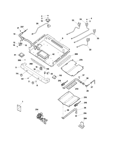 Gas & burner parts