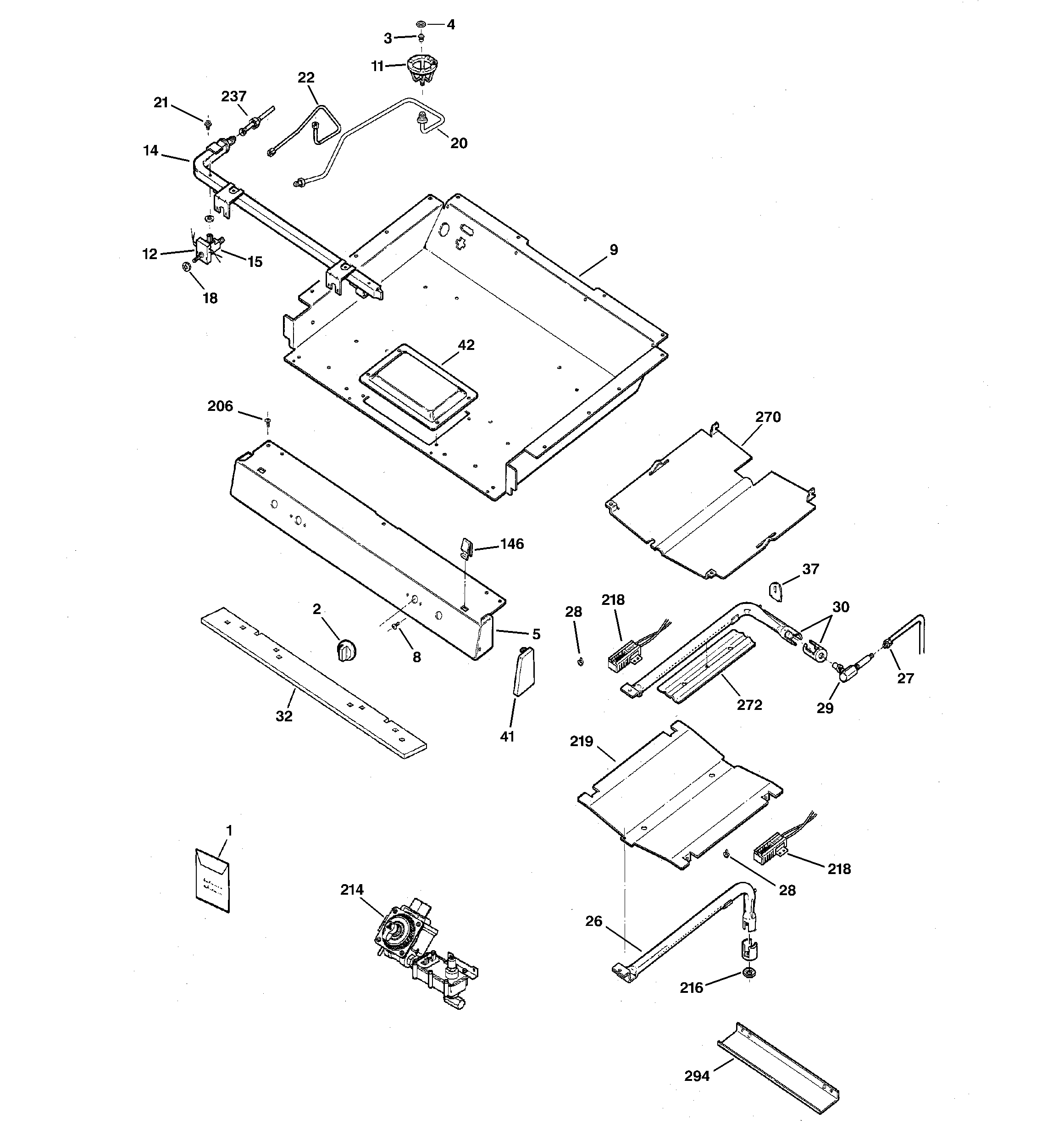 Gas & burner parts