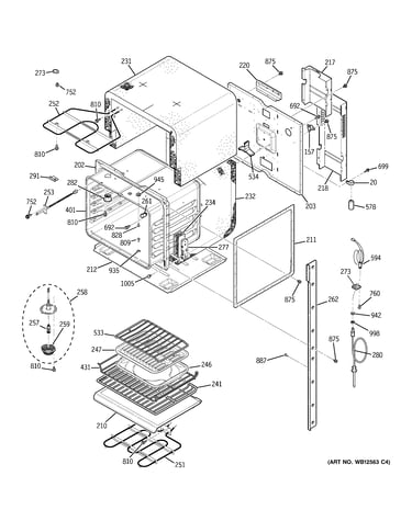 Upper oven